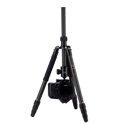 Fotopro X-go Plus E Portable Carbon Fiber Camera Tripod with Dual Action Ball Head - Camera Accessories by Fotopro | Online Shopping UK | buy2fix