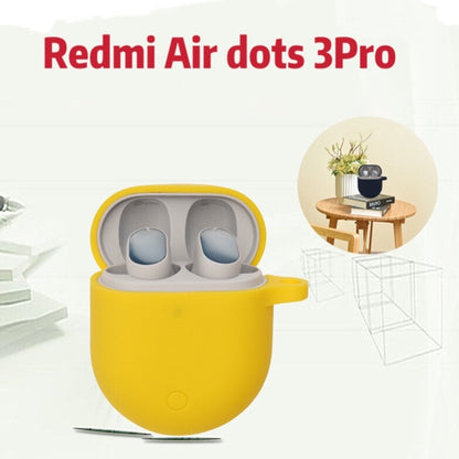 For Xiaomi Redmi AirDots 3 Pro Anti-fall Wireless Earphone Silicone Protective Case(Yellow) - Xiaomi Earphone Case by buy2fix | Online Shopping UK | buy2fix