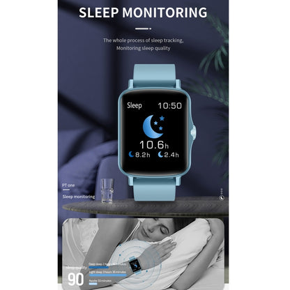 PTone 1.44 inch HD Touch Screen IP67 Waterproof Smart Watch, Support Sleep Monitoring / Heart Rate Monitoring / Blood Pressure Monitoring(Blue) - Smart Wear by buy2fix | Online Shopping UK | buy2fix