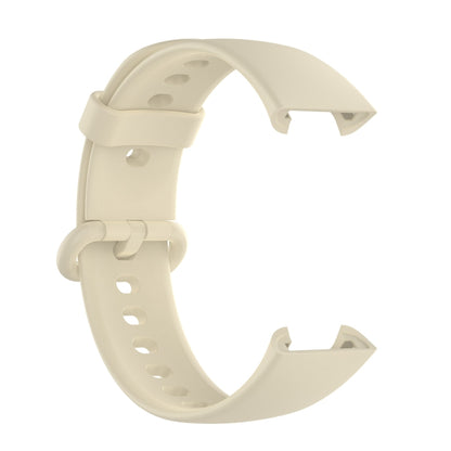 For Xiaomi Redmi Watch 2 Solid Color Silicone Strap Watch Band(Ivory White) - Smart Wear by buy2fix | Online Shopping UK | buy2fix