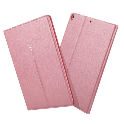 For iPad 10.2 2021 / 2020 / 2019 GEBEI PU+TPU Horizontal Flip Protective Case with Holder & Card Slots(Rose Gold) - iPad 10.2 Cases by GEBEI | Online Shopping UK | buy2fix