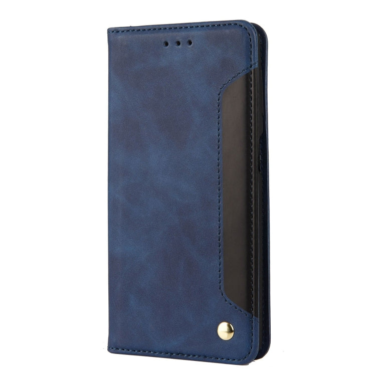 For Xiaomi Redmi Note 11 Pro Skin Feel Splicing Leather Phone Case(Blue) - Xiaomi Accessories by buy2fix | Online Shopping UK | buy2fix