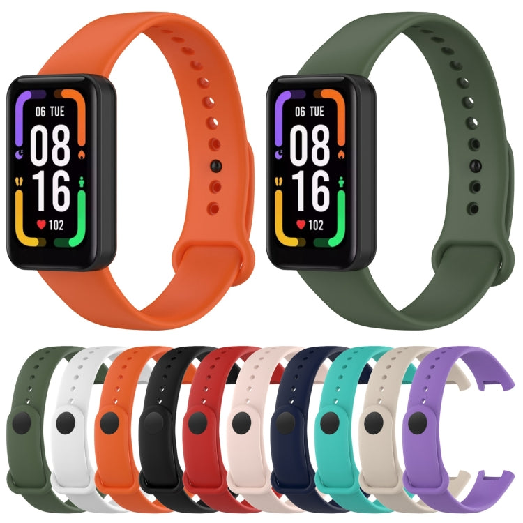 For Xiaomi Redmi Smart Band Pro Silicone Watch Band(Dark Green) - Smart Wear by buy2fix | Online Shopping UK | buy2fix