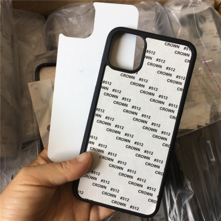 For iPhone 13 10 PCS 2D Blank Sublimation Phone Case(Black) - iPhone 13 Cases by buy2fix | Online Shopping UK | buy2fix