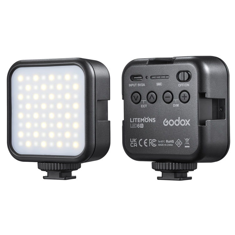 Godox LED-6BI LED Video Shoot Light - Camera Accessories by Godox | Online Shopping UK | buy2fix