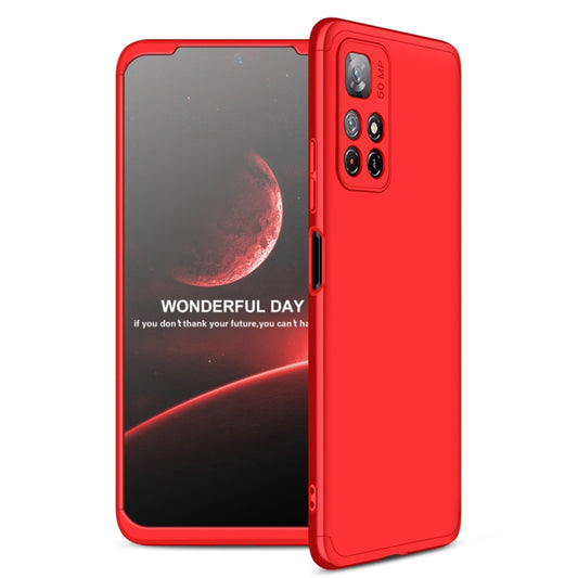 For Xiaomi Poco M4 Pro / Redmi Note 11 CN Version GKK Three Stage Splicing PC Phone Case(Red) - Xiaomi Cases by GKK | Online Shopping UK | buy2fix