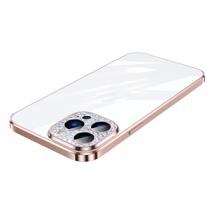 For iPhone 11 SULADA Diamond Lens Protector Plated Frosted Case (Pink) - iPhone 11 Cases by SULADA | Online Shopping UK | buy2fix