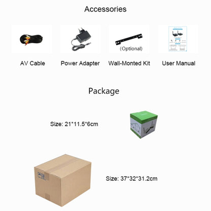 Measy AV530-2 5.8GHz Wireless Audio / Video Transmitter + 2 Receiver, Transmission Distance: 300m, UK Plug - Consumer Electronics by Measy | Online Shopping UK | buy2fix