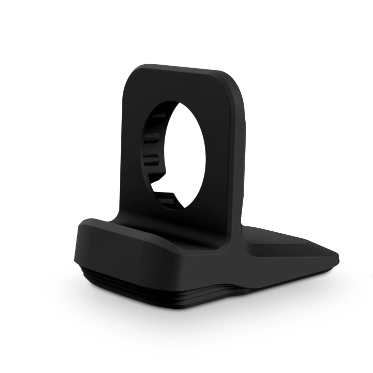 Silicone Charging Holder for Apple Watch(Black) - Charger / Holder by buy2fix | Online Shopping UK | buy2fix