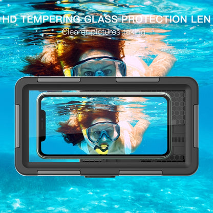 RedPepper 2nd Generation Diving Waterproof Protective Case, Waterproof depth: 15m(Black) - Waterproof Bag by RedPepper | Online Shopping UK | buy2fix