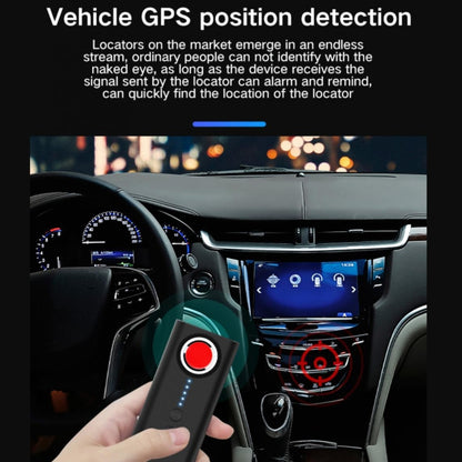 T1 Camera Detector GPS Positioning Monitor Tracking Detector(Black) - Security by buy2fix | Online Shopping UK | buy2fix