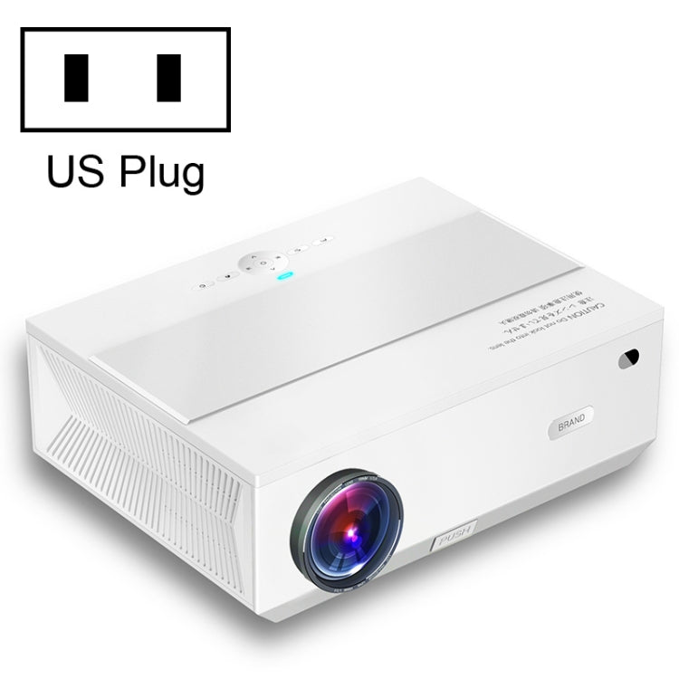 E600S 1920x1080P 400ANSI LCD LED Smart Projector, Same Screen Version, Plug Type:US Plug - Consumer Electronics by buy2fix | Online Shopping UK | buy2fix