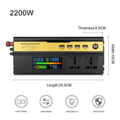 8896 2200W Car Smart Multi-functional Digital Display Inverter, Specification:12V - In Car by buy2fix | Online Shopping UK | buy2fix