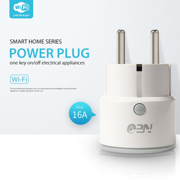 NEO NAS-WR01W 16A 2.4G WiFi EU Smart Plug - Consumer Electronics by NEO | Online Shopping UK | buy2fix