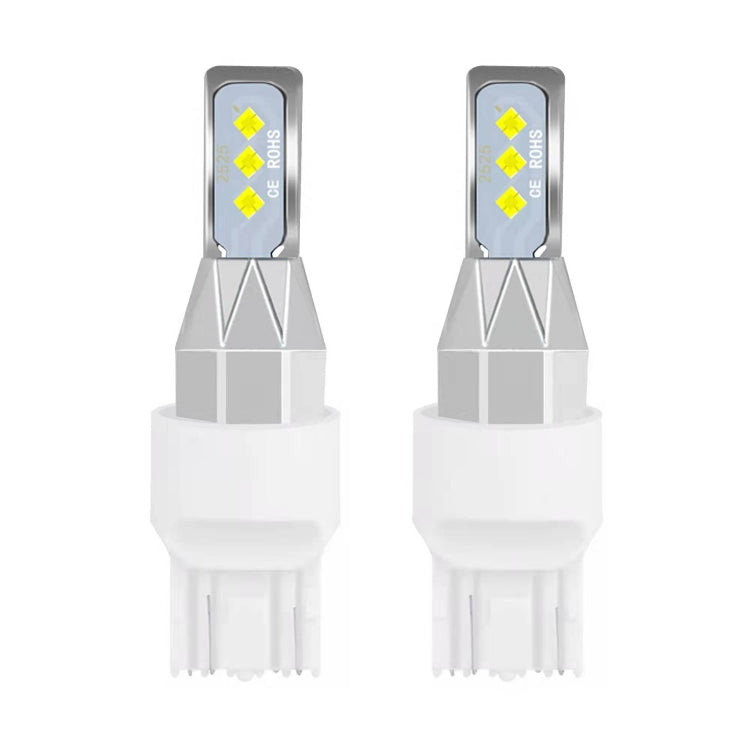 1 Pair 7443 DC 12V-24V 12W 1800LM Car LED Fog Light(White Light) - In Car by buy2fix | Online Shopping UK | buy2fix