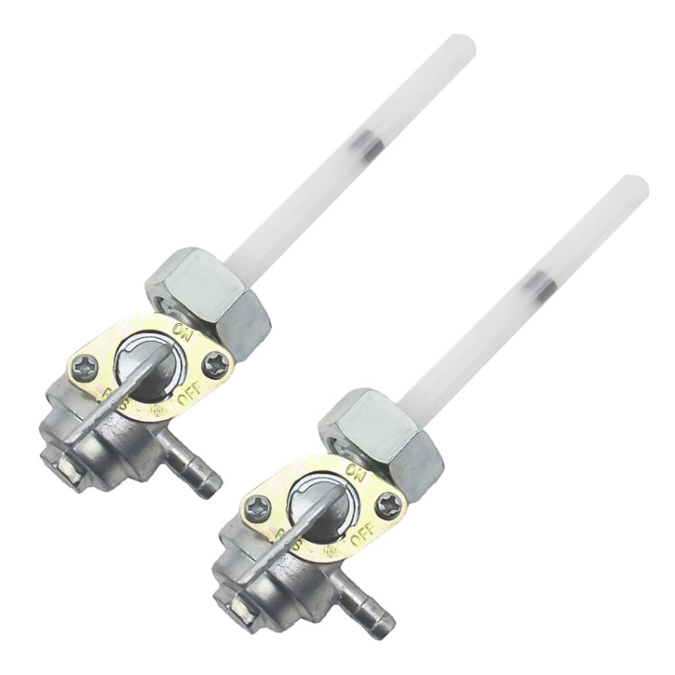 2 PCS Motorcycle Fuel Tap Valve Petcock Fuel Tank Gas Switch for Honda CB400/CB500/CB550/CB750(White) - In Car by buy2fix | Online Shopping UK | buy2fix