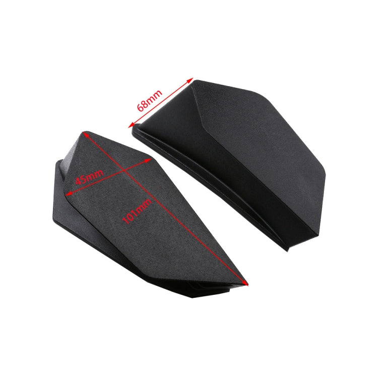 Motorcycle Dynamic Motorcycle Wing Kit(Black) - In Car by buy2fix | Online Shopping UK | buy2fix