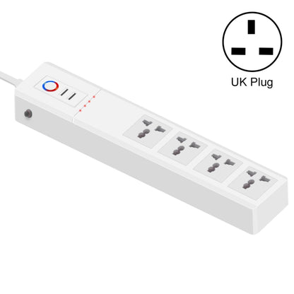 WiFi 16A SM-SO306-M 4 Holes + 2 USB Multi-purpose Smart Power Strip(UK Plug) - Consumer Electronics by buy2fix | Online Shopping UK | buy2fix