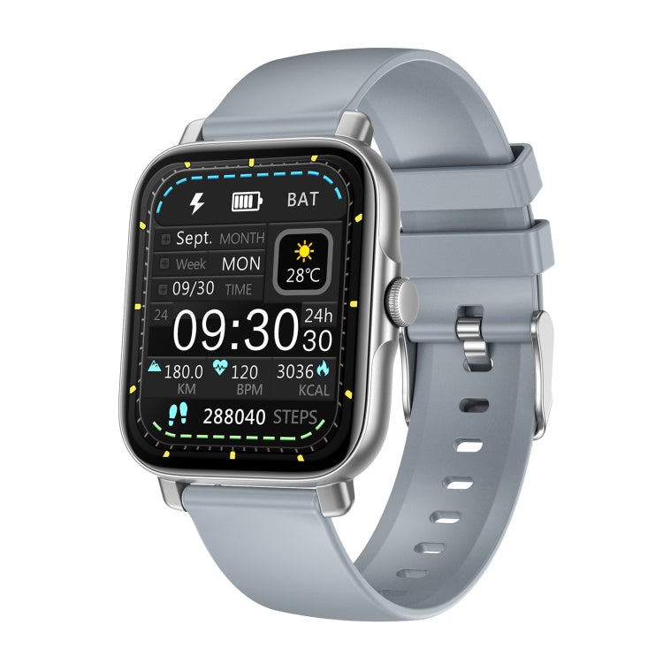 GT30 1.69 inch TFT Screen Smart Watch, TPU Bnad IP67 Waterproof Support Bluetooth Call / Multiple Sports Modes(Silver) - Smart Wear by buy2fix | Online Shopping UK | buy2fix
