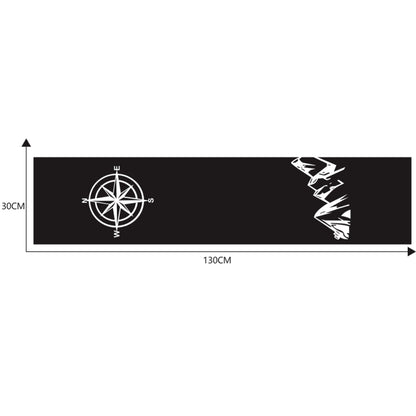 D-864 Compass Pattern Car Modified Decorative Sticker(Black) - In Car by buy2fix | Online Shopping UK | buy2fix