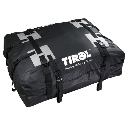 TIROL T24528 15 Cubic Foot Car Universal Rainproof Roof Luggage Outdoor Camper Roof Bag - In Car by buy2fix | Online Shopping UK | buy2fix