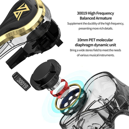 KZ-SK10 PRO Ring Iron Sports Wireless Bluetooth TWS Headphones(Black) - Bluetooth Earphone by KZ | Online Shopping UK | buy2fix