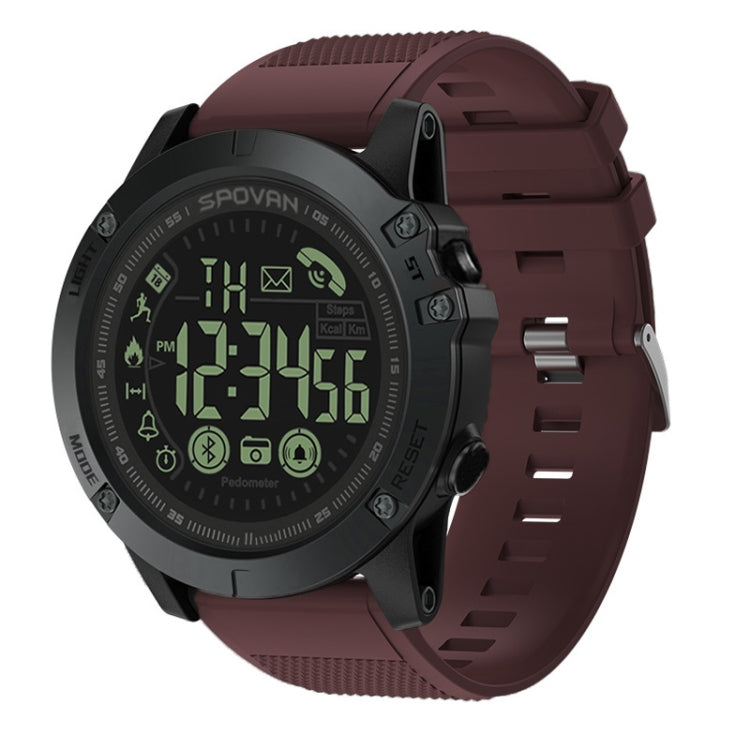 PR1-2 1.24 inch IP68 Waterproof Sport Smart Watch, Support Bluetooth / Sleep Monitor / Call Reminder(Red) - Smart Wear by buy2fix | Online Shopping UK | buy2fix