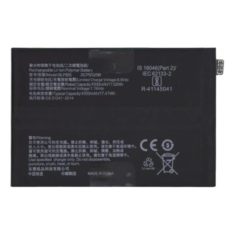 BLP855 4500 mAh Li-Polymer Battery Replacement For OPPO Find X3 Neo/Reno6 Pro 5G/K9 Pro - For OPPO by buy2fix | Online Shopping UK | buy2fix