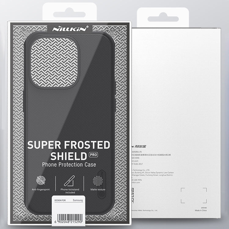 For iPhone 14 Plus NILLKIN Frosted Shield Pro PC + TPU Phone Case (Black) - iPhone 14 Plus Cases by NILLKIN | Online Shopping UK | buy2fix