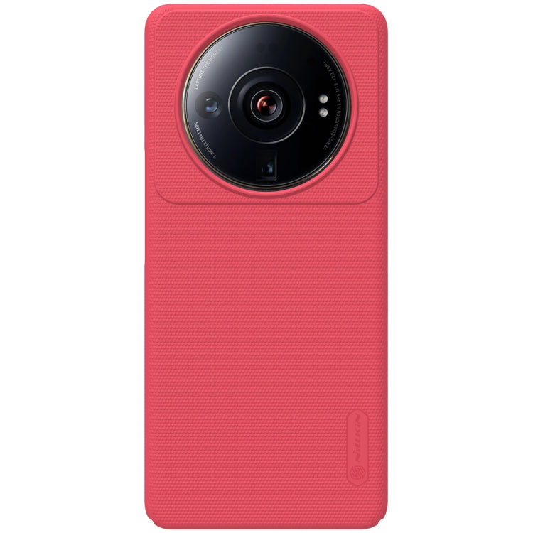 For Xiaomi 12S Ultra NILLKIN Frosted PC Phone Case(Red) - Xiaomi Cases by NILLKIN | Online Shopping UK | buy2fix