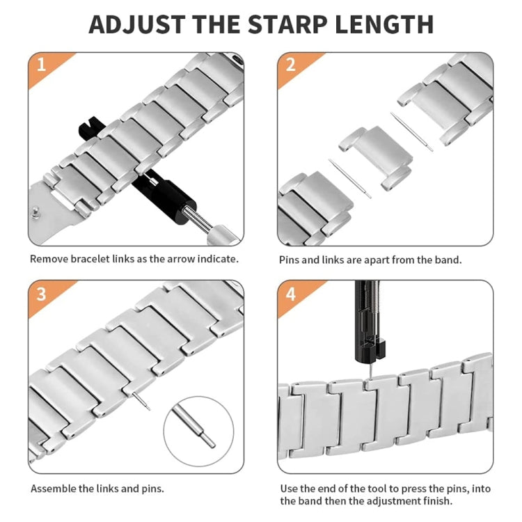 Titanium Alloy Watch Band For Apple Watch Ultra 49mm&Watch Ultra 2 49mm / Series 9&8&7 45mm / SE 3&SE 2&6&SE&5&4 44mm / 3&2&1 42mm(Silver) - Watch Bands by buy2fix | Online Shopping UK | buy2fix