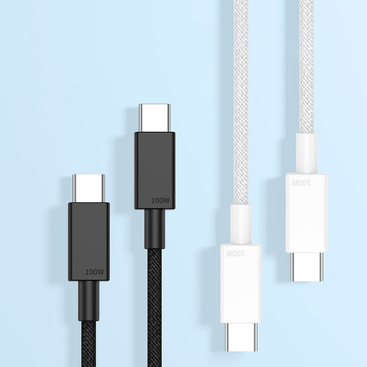100W USB-C / Type-C to USB-C / Type-C Fast Charging Data Cable, Length:3m(White) -  by buy2fix | Online Shopping UK | buy2fix