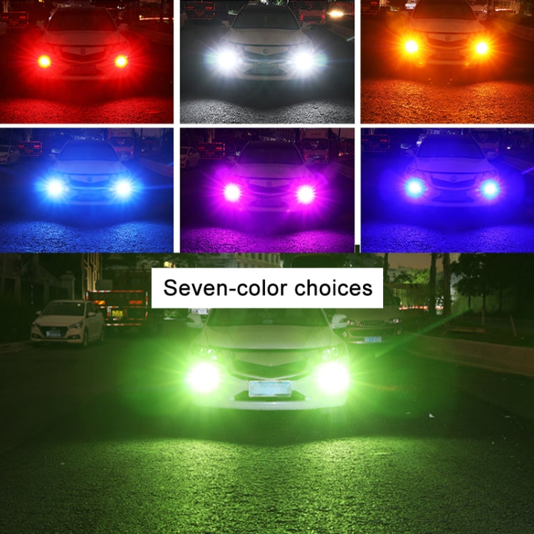 1 Pair 7440 12V 7W Strobe Car LED Fog Light(White Light) - In Car by buy2fix | Online Shopping UK | buy2fix