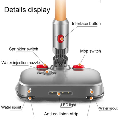 For Dyson V7 / V8 / V10 / V11 D2 Electric Wet and Dry Mopping Head with Water Tank - Consumer Electronics by buy2fix | Online Shopping UK | buy2fix