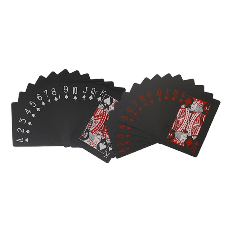 2 Set Plastic Waterproof PVC Poker Cards, Size:6.3 x 8.9cm(Red+White) - Gambling by buy2fix | Online Shopping UK | buy2fix