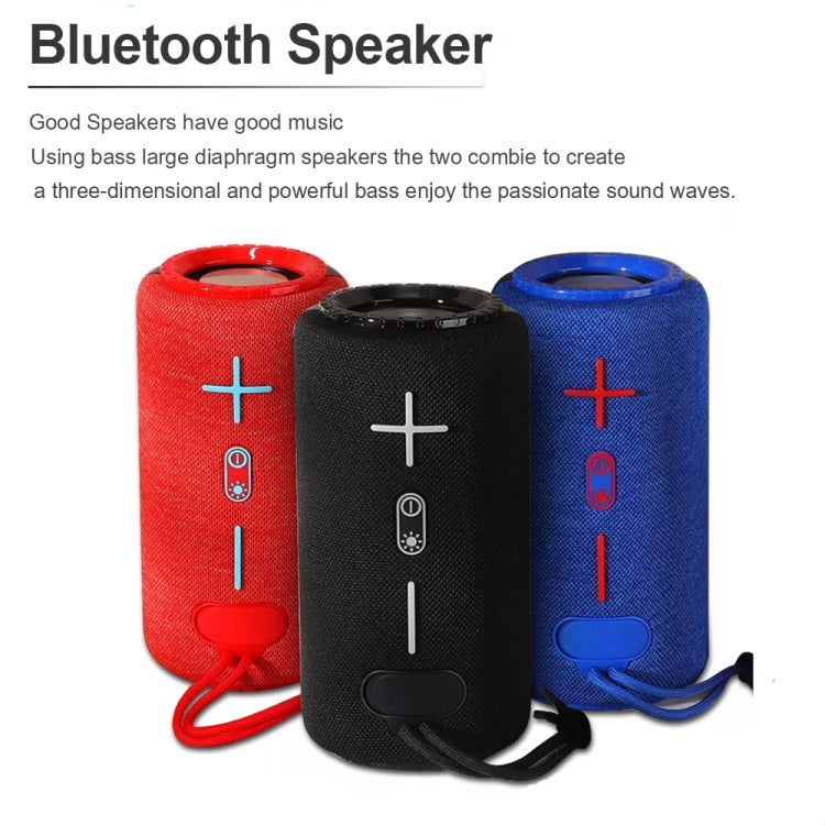 T&G TG639 10W Portable LED Light TWS Wireless Bluetooth Speaker(Blue) - Mini Speaker by T&G | Online Shopping UK | buy2fix