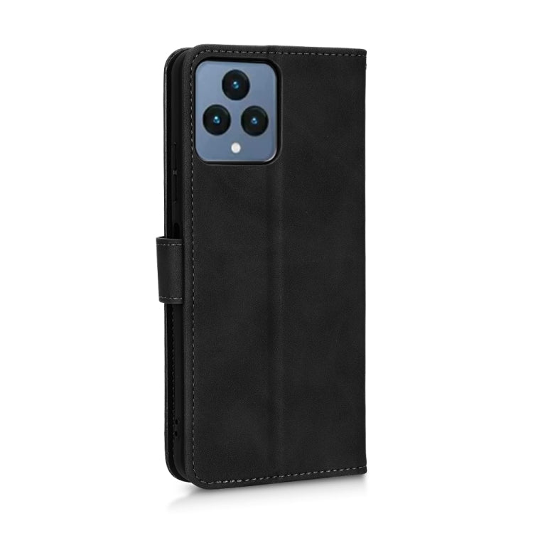 For T-Mobile Revvl 6 5G Skin Feel Magnetic Flip Leather Phone Case(Black) - More Brand by buy2fix | Online Shopping UK | buy2fix