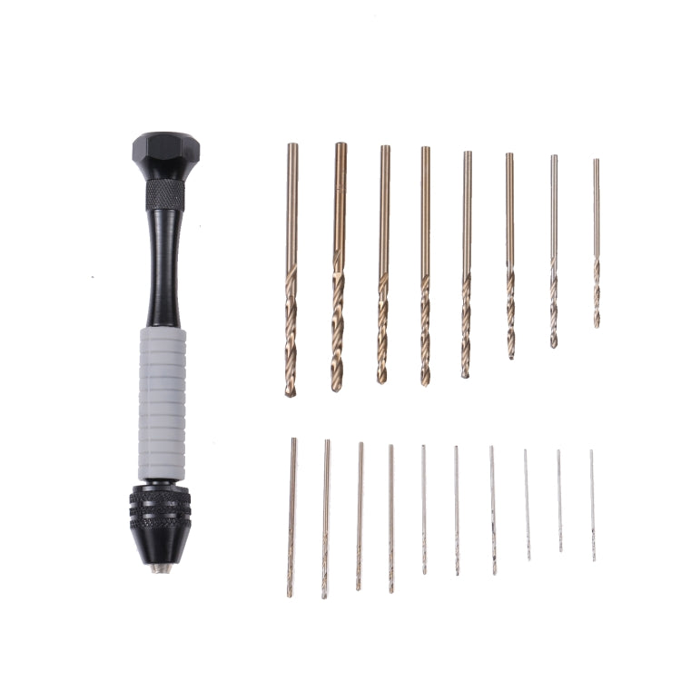 Precision Pin Vise Mini Twist Drill Bits Hand Drill Set, Model:8009 - Home & Garden by buy2fix | Online Shopping UK | buy2fix