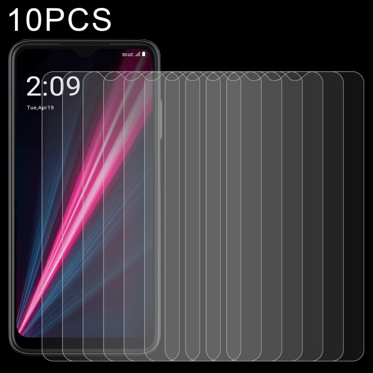 For T-Mobile REVVL 6 Pro 5G 10 PCS 0.26mm 9H 2.5D Tempered Glass Film - Others by buy2fix | Online Shopping UK | buy2fix