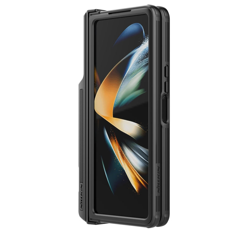 For Samsung Galaxy Z Fold4 5G NILLKIN Black Mirror Pro Series Camshield PC Phone Case with Pen Slot, Set Version(Black) - Galaxy Z Fold4 5G Cases by NILLKIN | Online Shopping UK | buy2fix