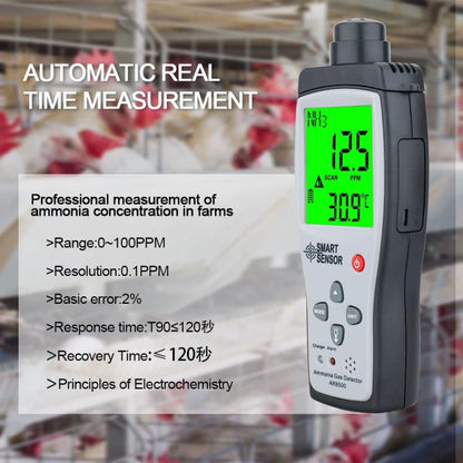 SmartSensor AR8500 Handheld Ammonia Gas NH3 Detector Meter - Consumer Electronics by buy2fix | Online Shopping UK | buy2fix