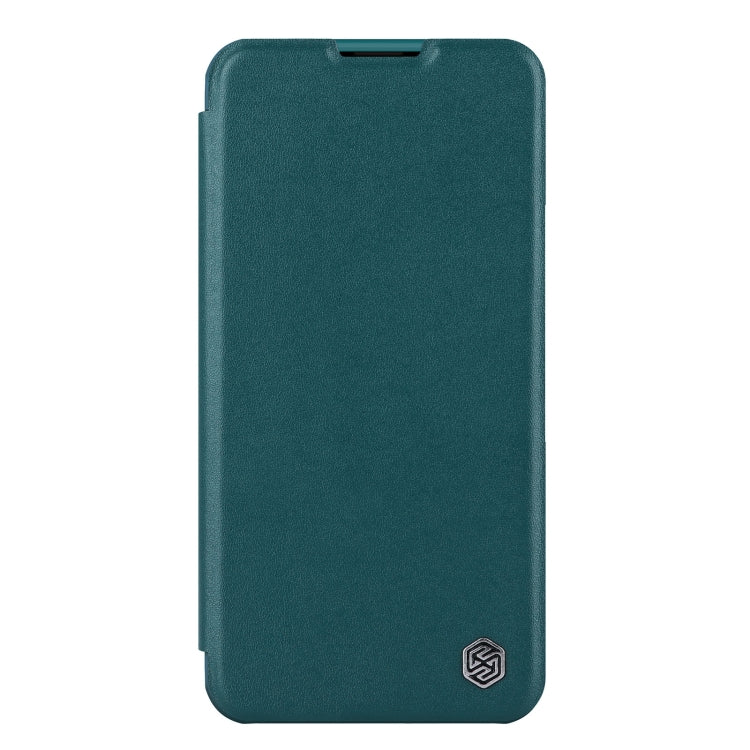 For iPhone 14 NILLKIN QIN Series Pro Leather Phone Case(Green) - iPhone 14 Cases by NILLKIN | Online Shopping UK | buy2fix