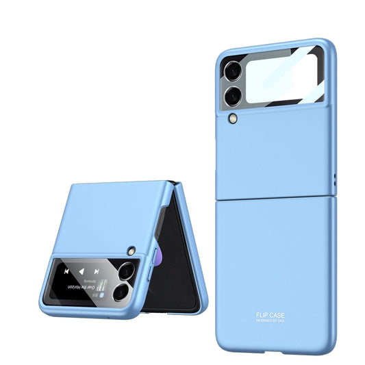 For Samsung Galaxy Z Flip4 GKK Integrated Ultra-thin Full Coverage Phone Case(Blue) - Galaxy Z Flip4 5G Cases by GKK | Online Shopping UK | buy2fix