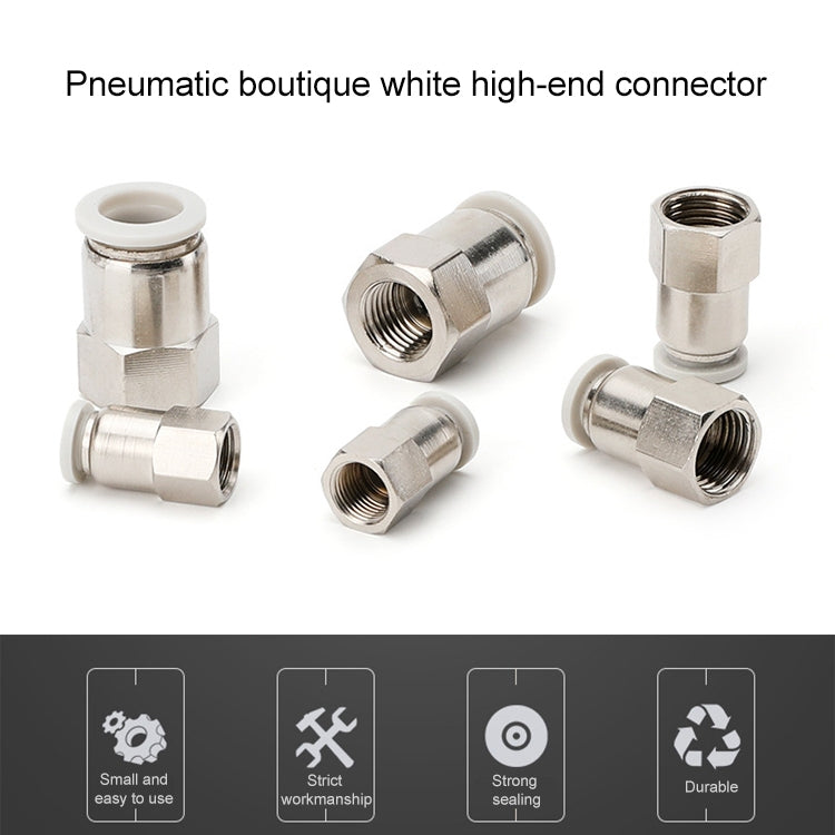 PCF10-04 LAIZE Female Thread Straight Pneumatic Quick Fitting Connector -  by LAIZE | Online Shopping UK | buy2fix