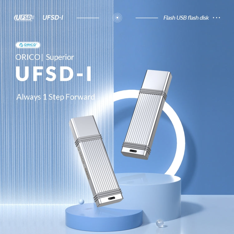 ORICO USB Solid State Flash Drive, Read: 520MB/s, Write: 450MB/s, Memory:1TB, Port:Type-C(Silver) - USB Flash Drives by ORICO | Online Shopping UK | buy2fix