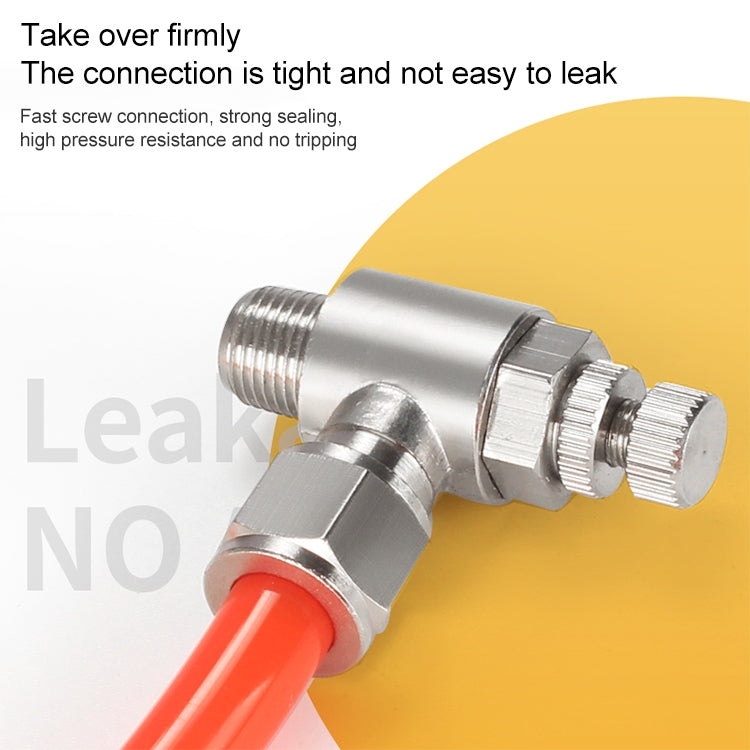 SL10-02 LAIZE Nickel Plated Copper Trachea Quick Fitting Throttle Valve Lock Female Connector -  by LAIZE | Online Shopping UK | buy2fix