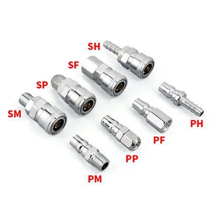 LAIZE SH-40 10pcs C-type Self-lock Air Tube Pneumatic Quick Fitting Connector -  by LAIZE | Online Shopping UK | buy2fix