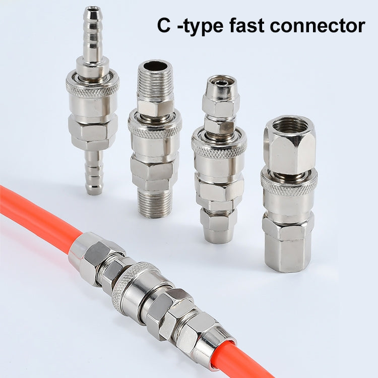 LAIZE SH-40 10pcs C-type Self-lock Air Tube Pneumatic Quick Fitting Connector -  by LAIZE | Online Shopping UK | buy2fix
