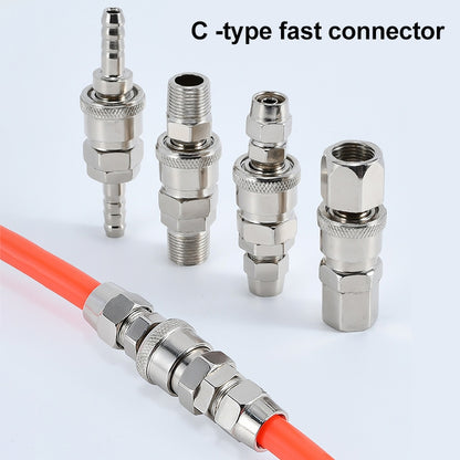 LAIZE SP+PP-30 10pcs C-type Self-lock Air Tube Pneumatic Quick Fitting Connector -  by LAIZE | Online Shopping UK | buy2fix