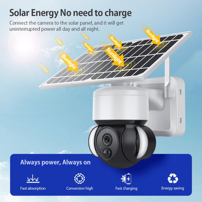 ST-S518-2M-TY 2.4G Wifi Solar Battery Powered Floodlight PTZ Camera with  PIR Human Detection - Security by buy2fix | Online Shopping UK | buy2fix